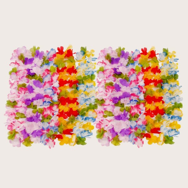 

10pcs Summer Party Wreath, Multicolor