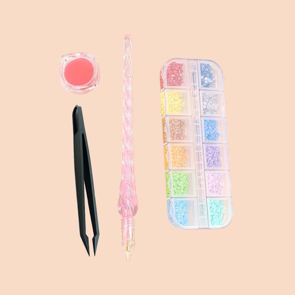 

1set Random Color Diamond Painting Tool, Multicolor