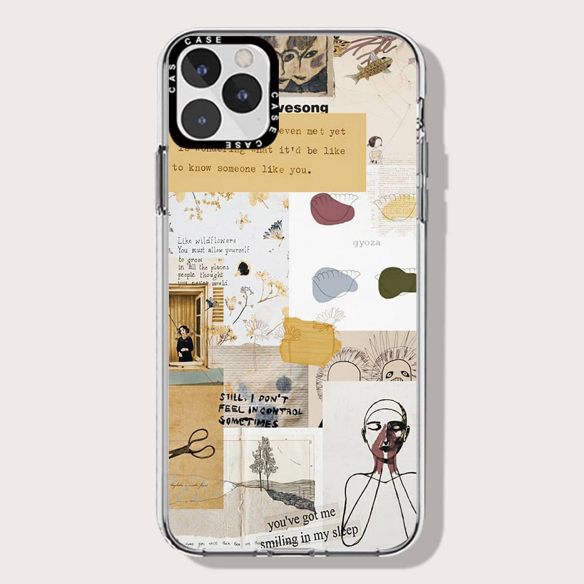 

Aesthetic Collage Phone Case, Multicolor