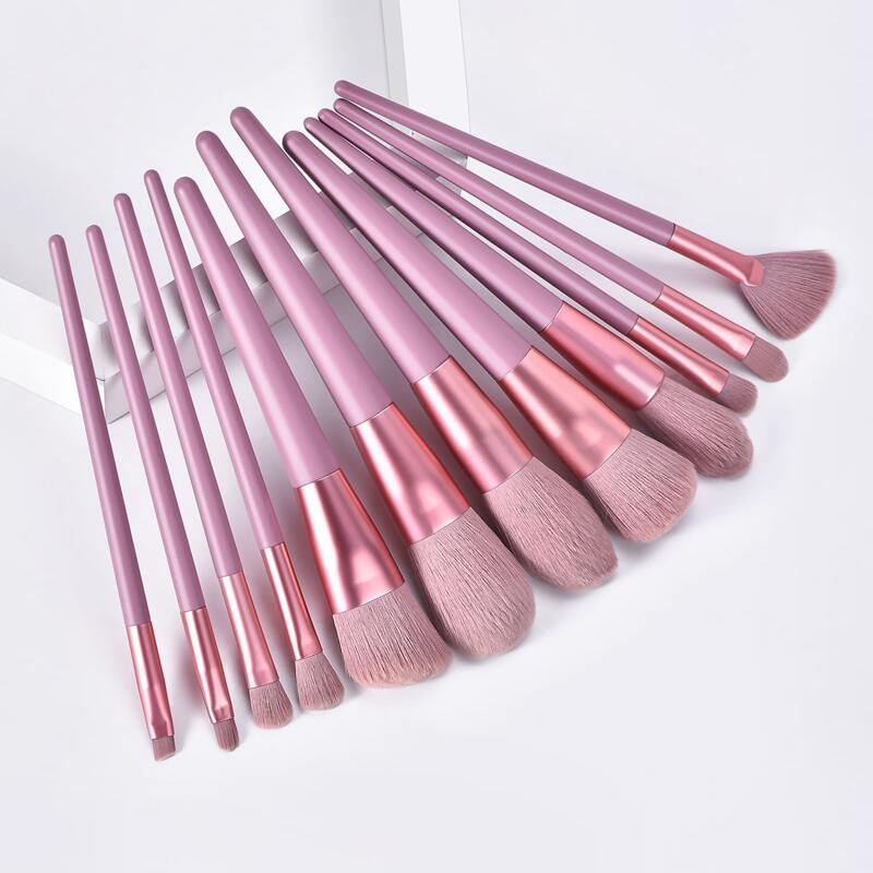 

12pcs Makeup Brush Set, Pink