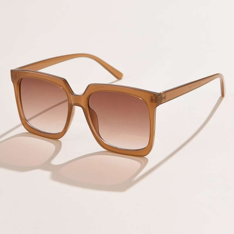 

Guys Square Frame Sunglasses, Brown