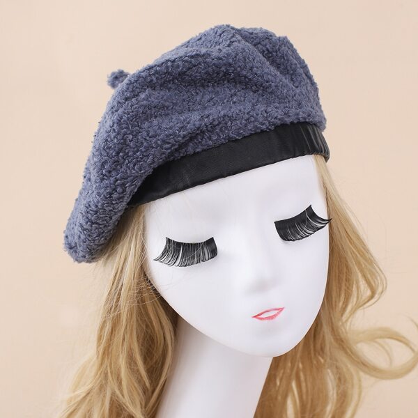 

Simple Beret Hat, Dusty purple