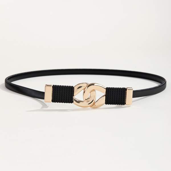 

Minimalist Skinny Belt, Black