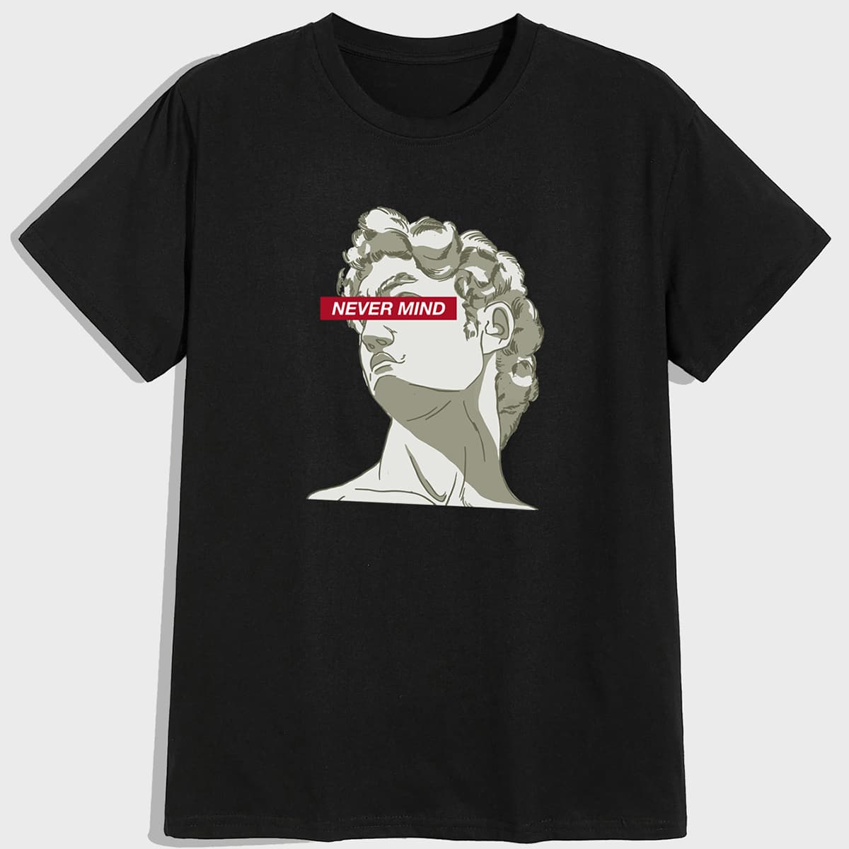 

Guys Figure & Letter Graphic Tee, Black