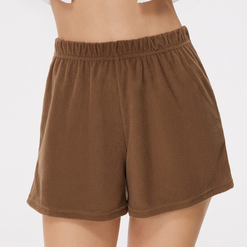 

Solid Track Shorts, Coffee brown