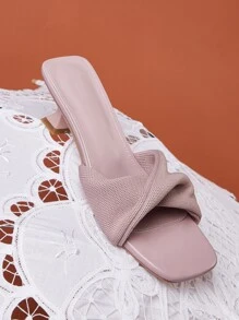 CUCCOO BASICS Sandalias planas con diseño girante - Rosa Pálido - Ver 2