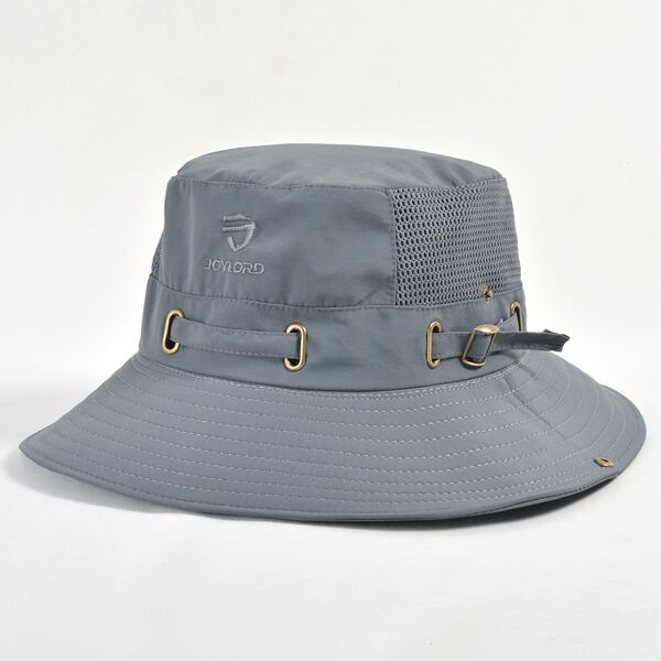 

Embroidery Detail Bucket Hat, Dark grey