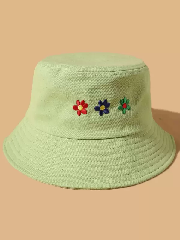White bucket hat shein clearance