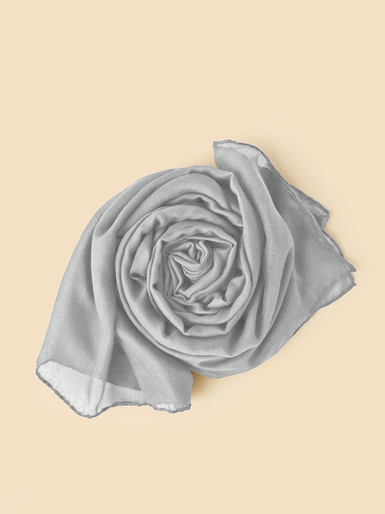 1pc Solid Color Long Hijab Scarf, Suitable For Mosque Use, Lightweight Sun Protection,Accessories,Holiday