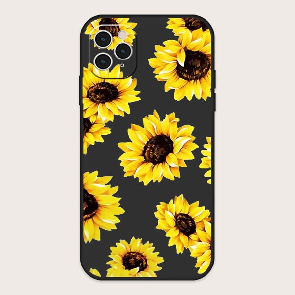 

Sunflower Print Phone Case, Multicolor