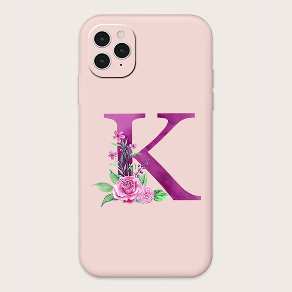 

Letter Graphic Phone Case, Multicolor
