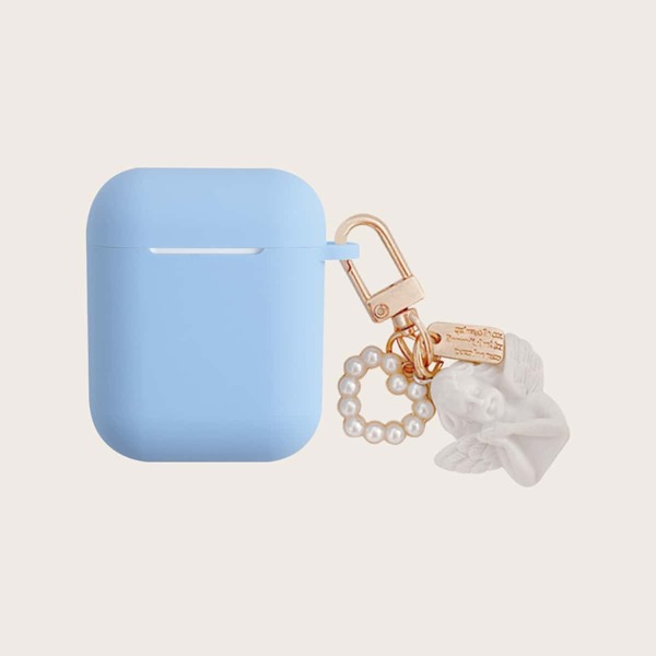 

Angel Pendant Decor Case For Airpods, Blue