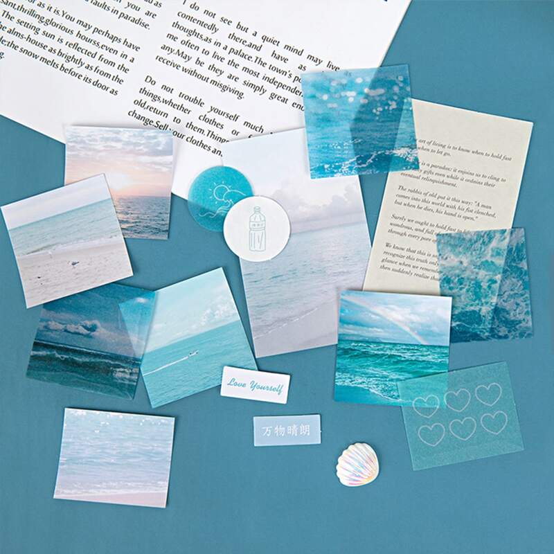 

1pack Landscape Print Sticker, Multicolor