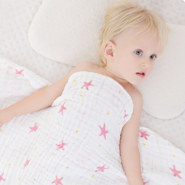 

Baby Starfish Print Blanket, Multicolor