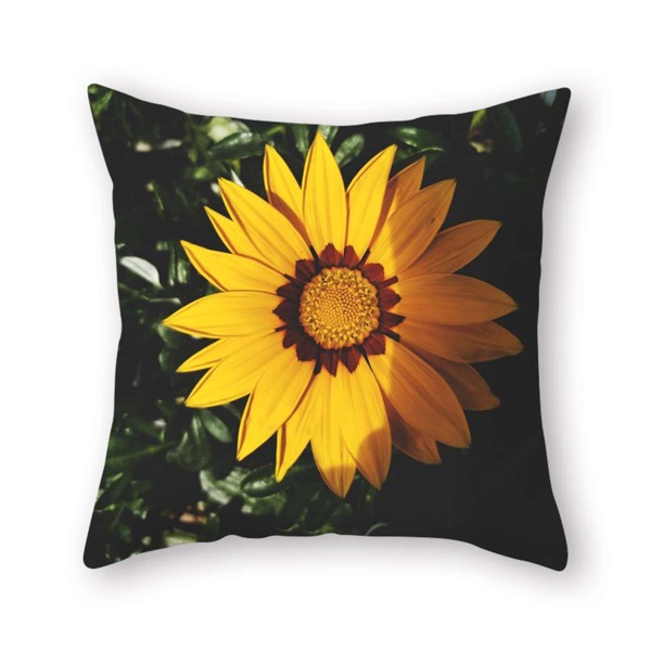 

Sunflower Pattern Cushion Cover Without Filler, Multicolor