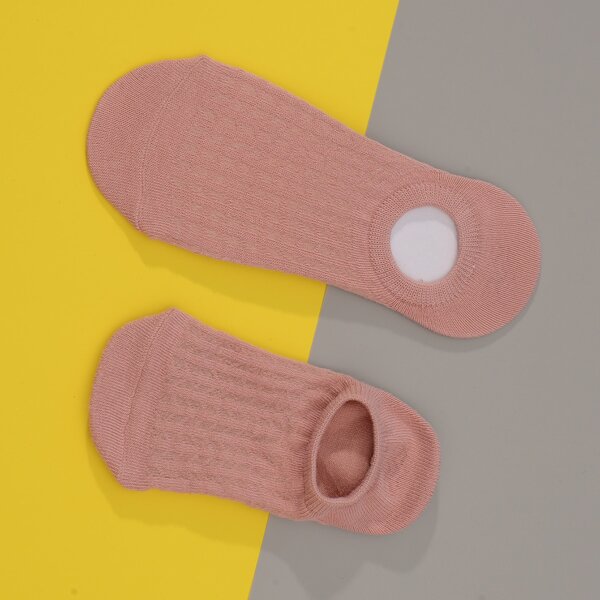 

Non-Slip Invisible Socks, Pink