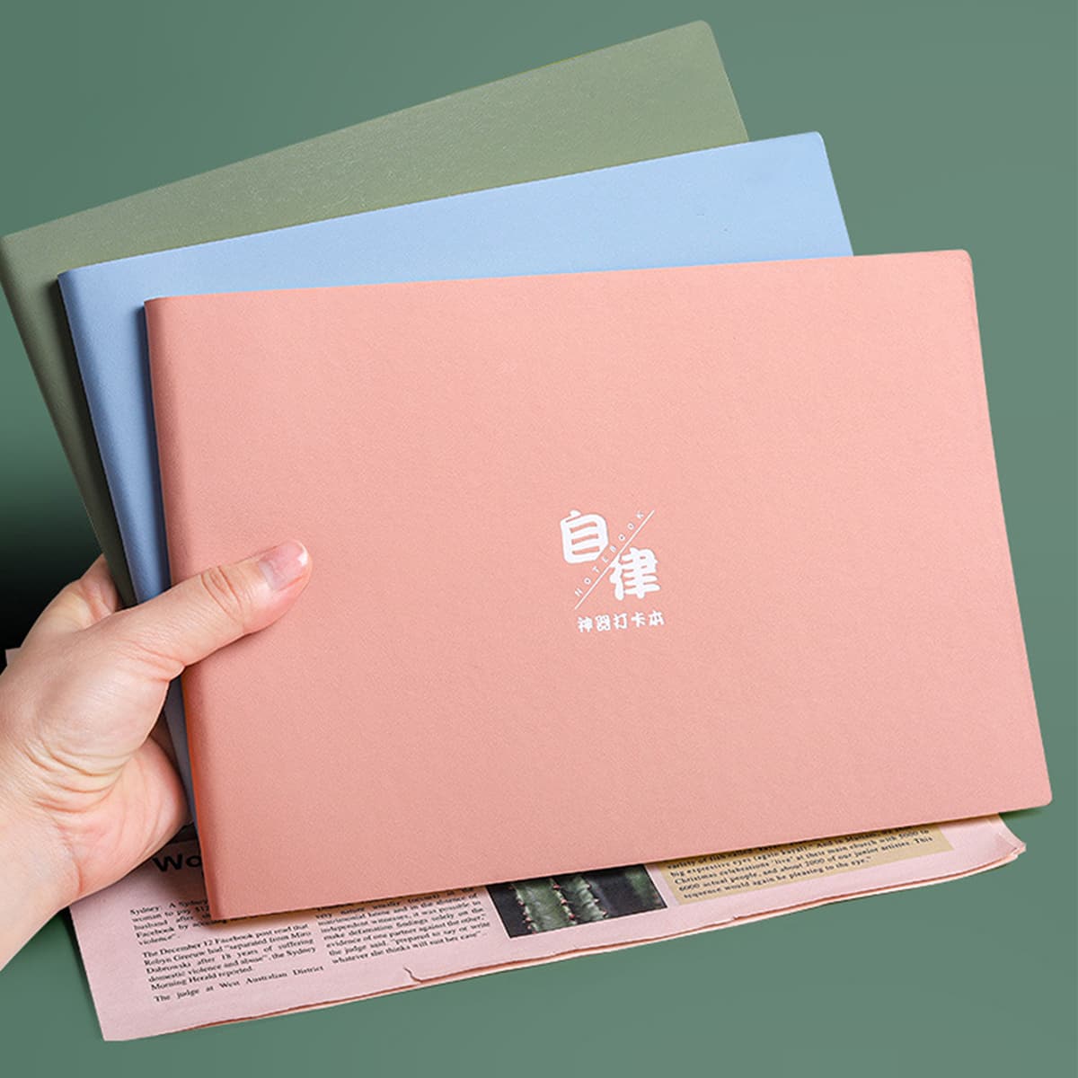 

1pc Random Schedule Notebook, Multicolor