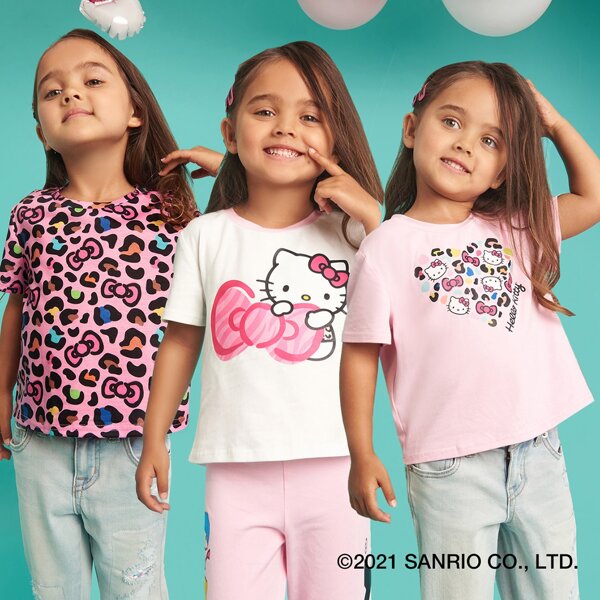 

Toddler Girls 3 Pack Cartoon Graphic Tee, Multicolor