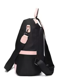 Casual Personality Contrast Color Backpack, Functional Backpack With College Style. Suitable For Shopping, Wallet, Young Women, College Students, Newcomers, White-Collar Workers. Very Suitable For Office, College, Work, Business, Commuting, Outdoor Activities, Travel And Outings.