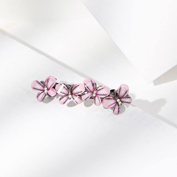 

Butterfly Decor Hair Clip, Baby pink