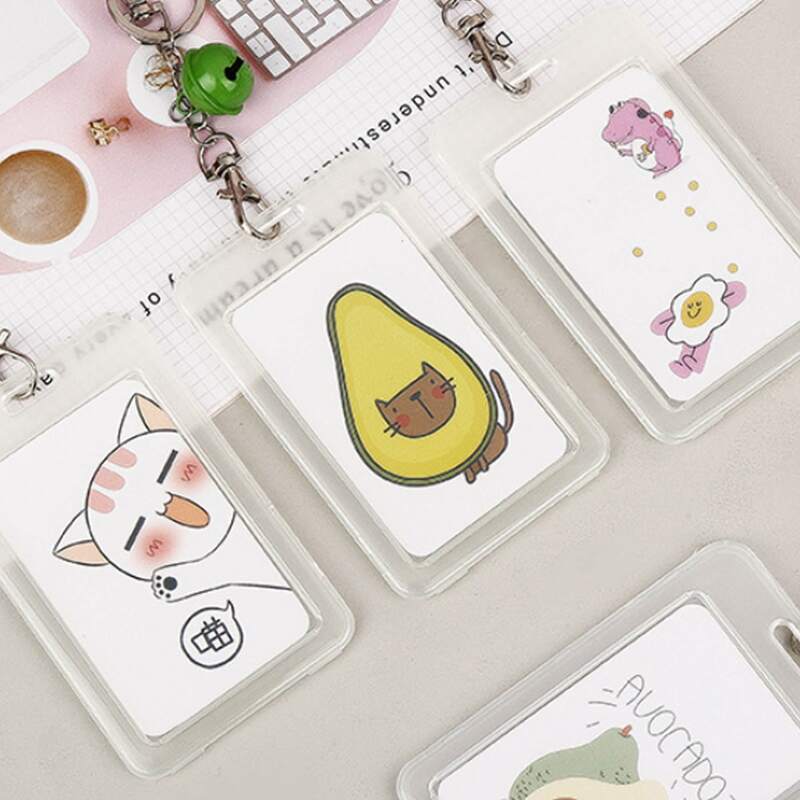 

1pc Cartoon Graphic Random Card Cover, Multicolor