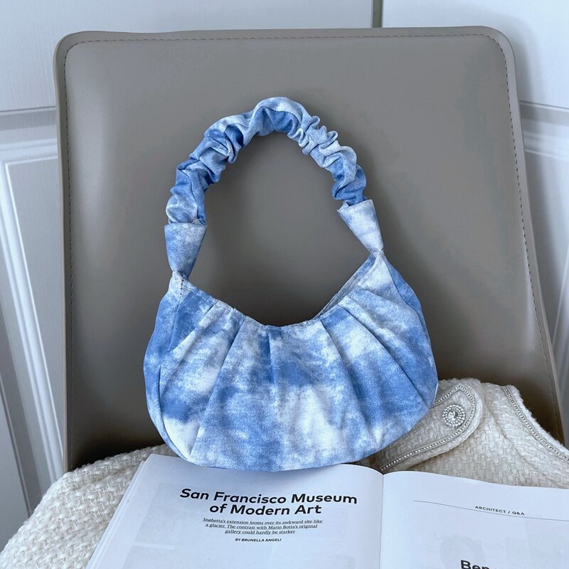 

Tie Dye Shoulder Bag, Blue