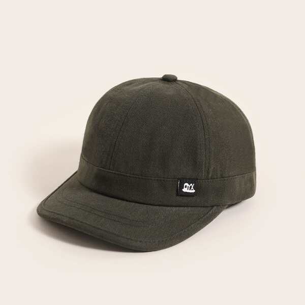 

Kids Simple Baseball Cap, Dark green