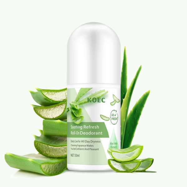 

Aloe Vera Refreshing Roll-On Deodorant, Clear