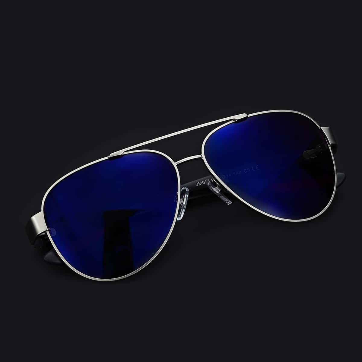 

Guys Metal Frame Sunglasses, Silver