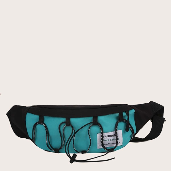 

Men Colorblock Sling Bag, Blue