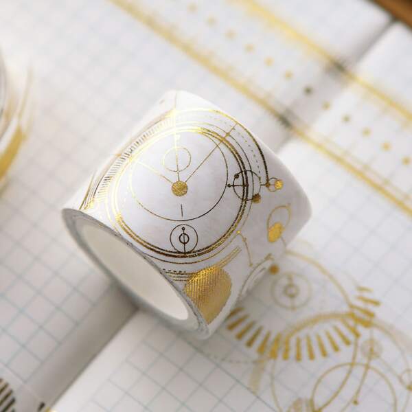 

1pc Hot Stamping Random DIY Tape, Multicolor
