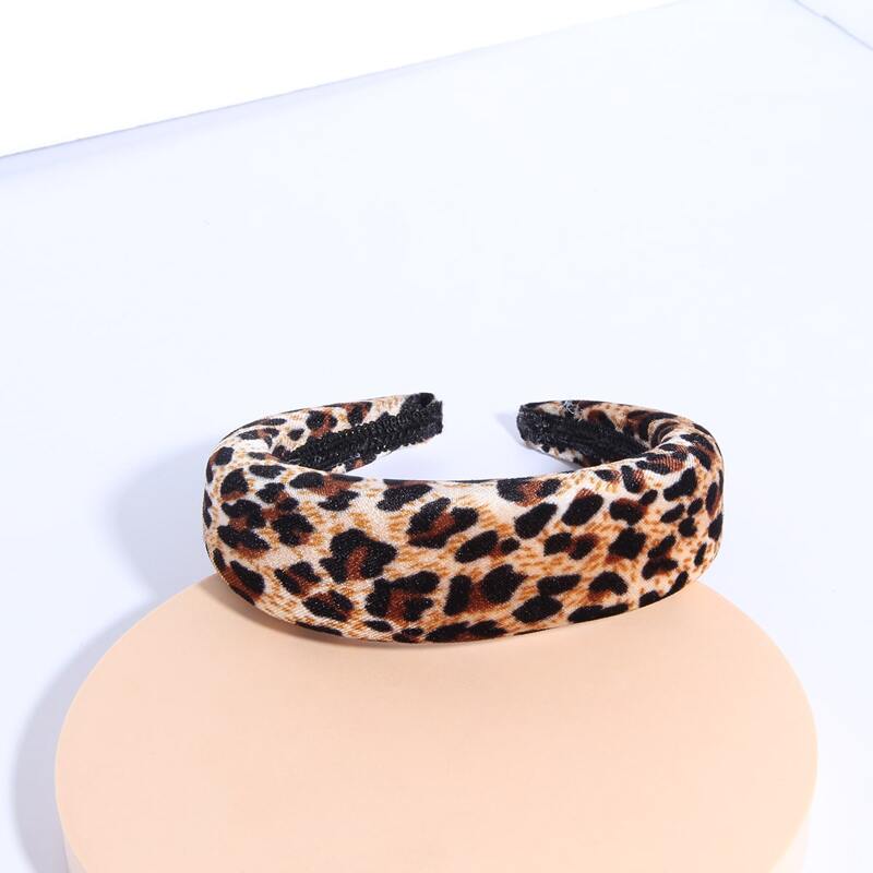 

Leopard Print Wide Headband, Multicolor