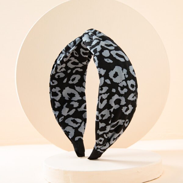

Graphic Twist Hair Hoop, Grey