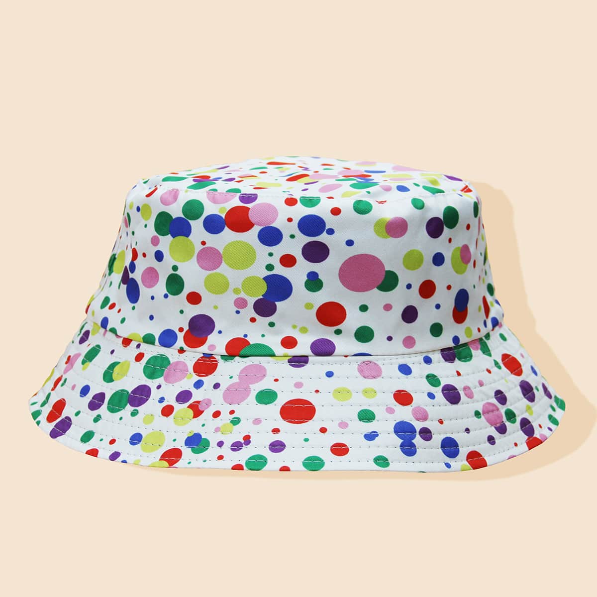 

Polka Dot Bucket Hat, Multicolor