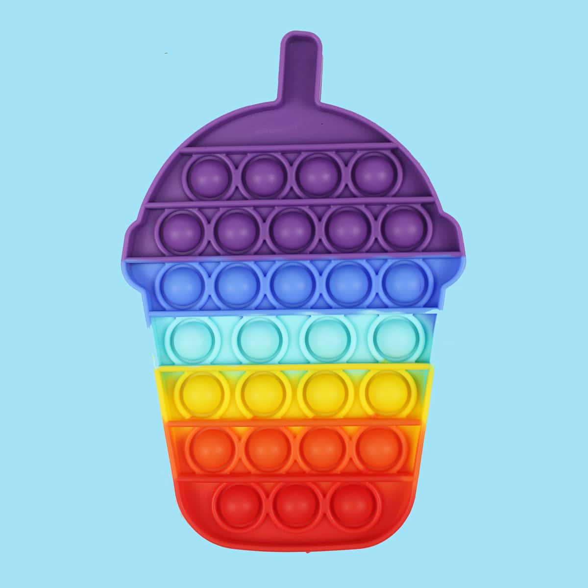 

1pc Milk Tea Push Pop Bubble, Multicolor