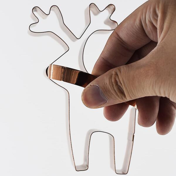 

1pc Elk Biscuit Mold, Rose gold