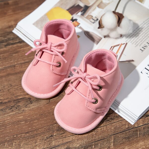 

Baby Boys Lace-up Front Sneakers, Pink