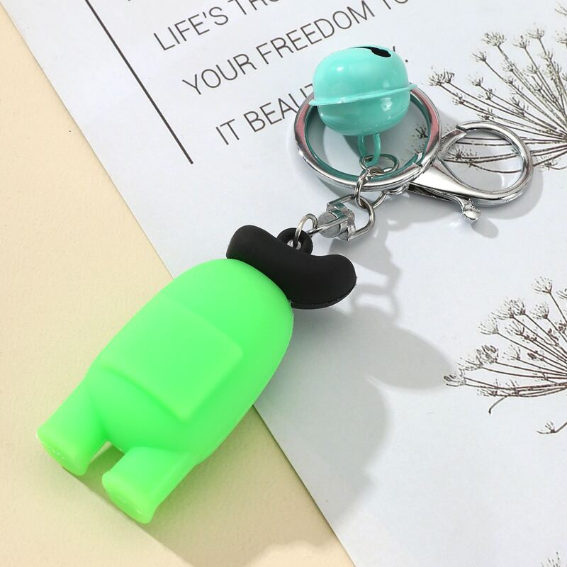 

Bell Charm Keychain, Multicolor