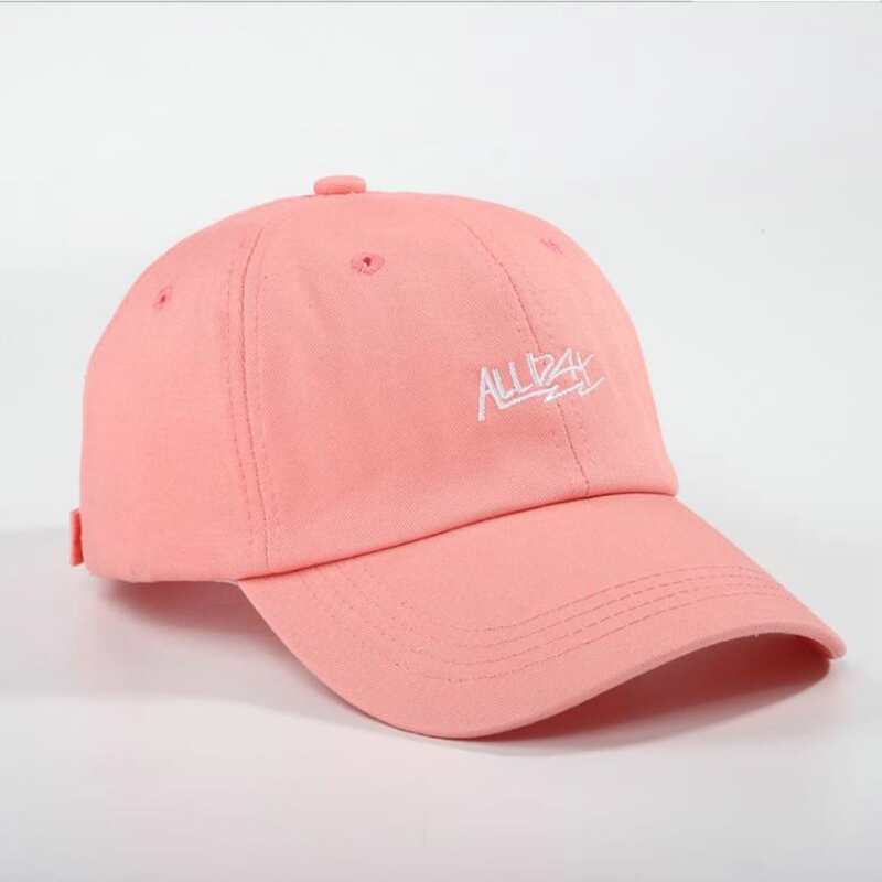 

Letter Graphic Embroidery Baseball Cap, Pink
