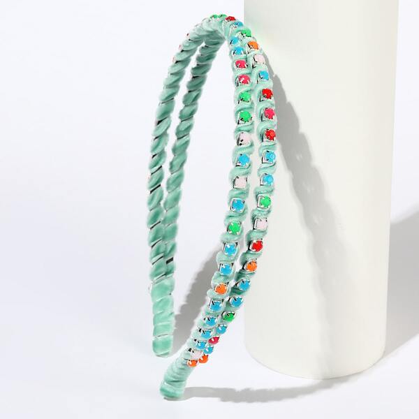 

Double Layered Hair Hoop, Multicolor