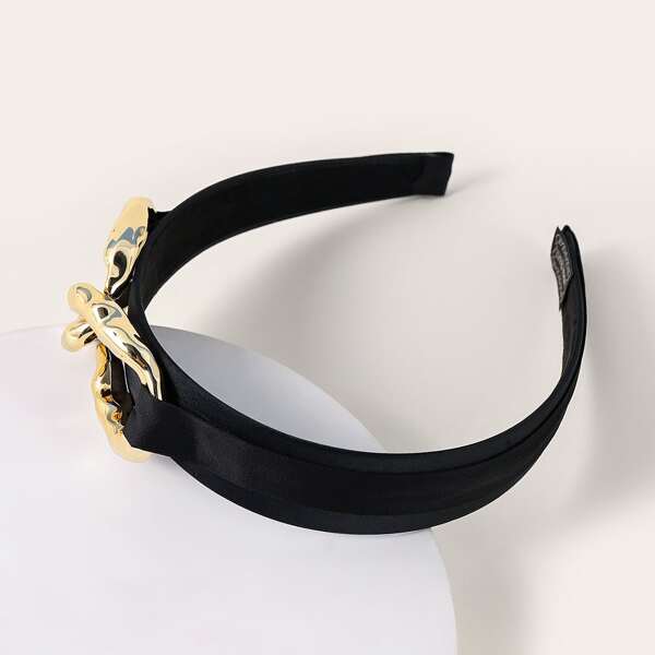 

Chain Decor Headband, Black