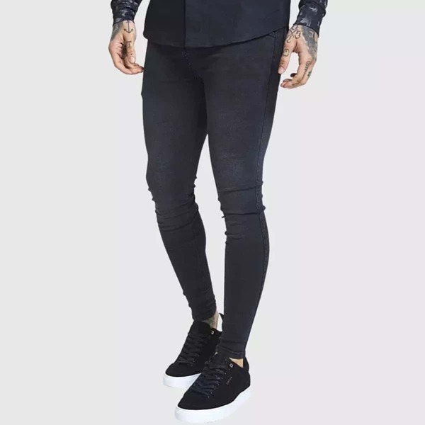 

Men Solid Skinny Jeans, Black