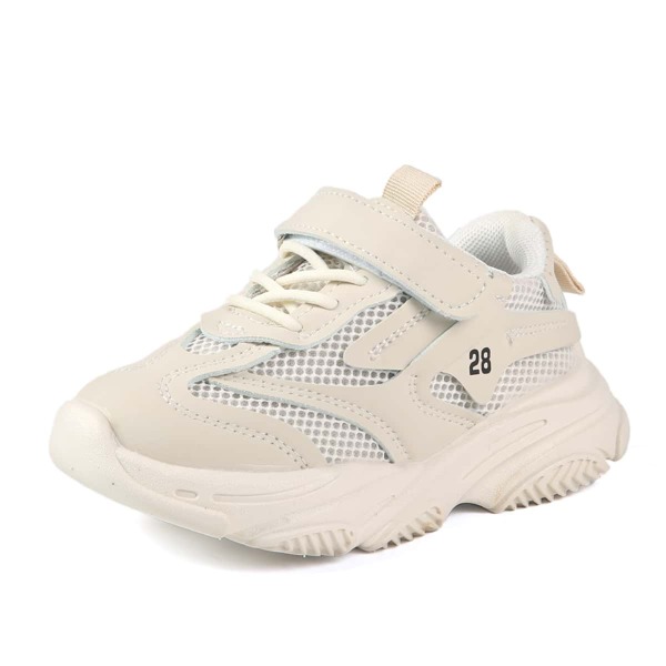 

Toddler Boys Lace-up Front Hollow Out Sneakers, Beige