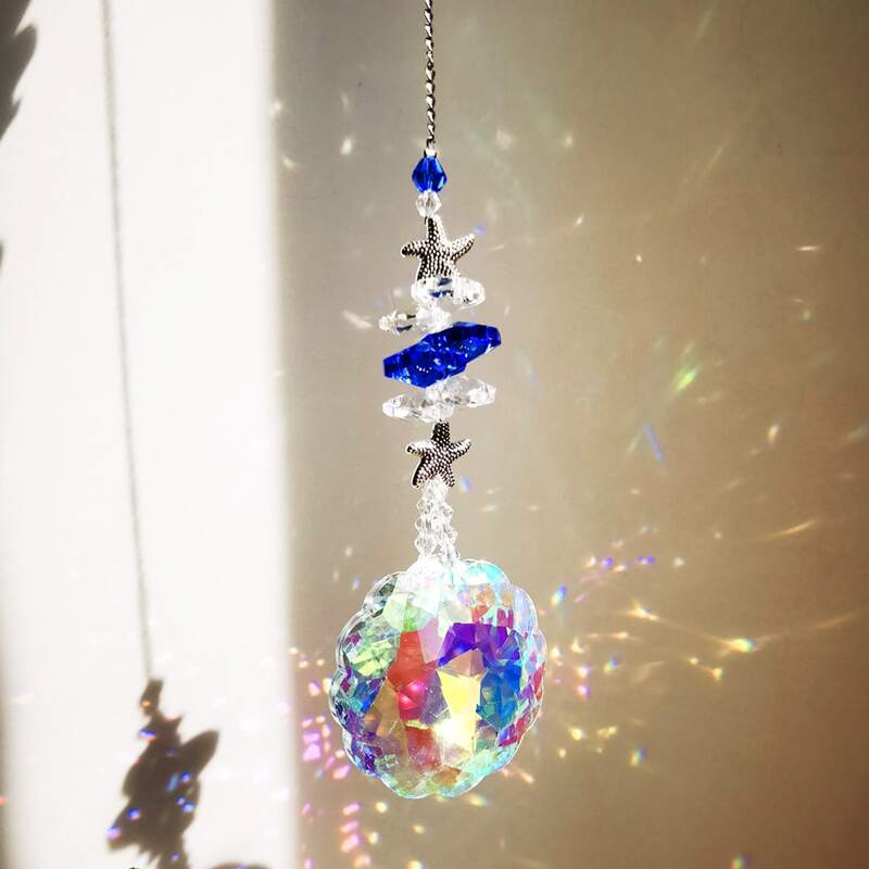 

Crystal Pendant Wall Hanging, Multicolor