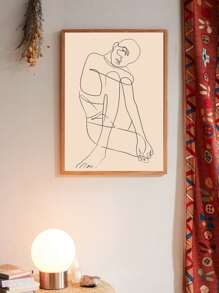 2 cái Slogan & Figure Graphic Tranh không khung - Nhiều màu - Xem 8