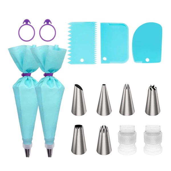 

15pcs Baking Tool Set, Silver
