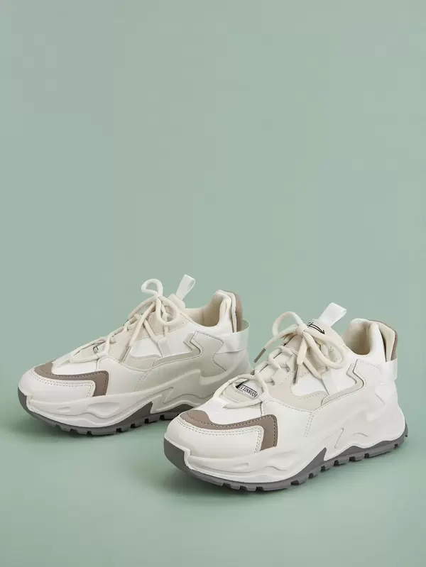 Lace up front low top sneakers Clearance