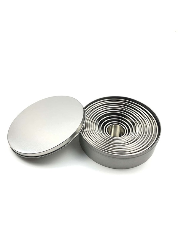 12pcs Stainless Steel Mousse Cake Ring SHEIN USA