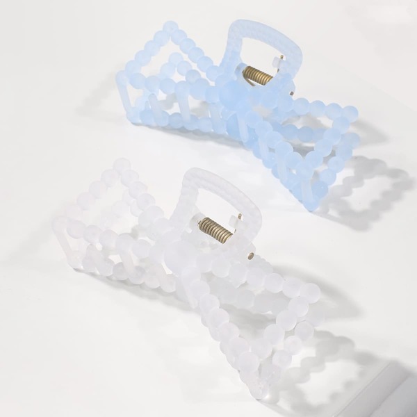 

2pcs Bow Knot Design Hair Claw, Multicolor