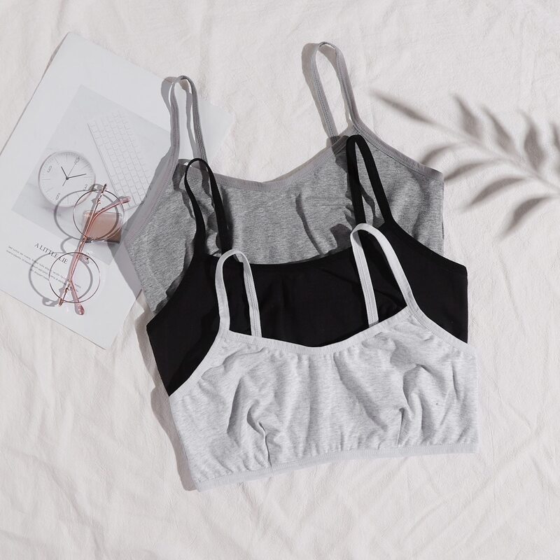 

3pack Solid Seamless Bralette Set, Multicolor